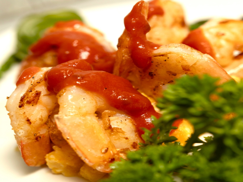 LANGOSTINOS A LA DIABLA